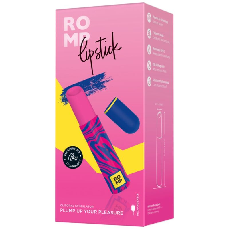 ROMP – KLITORALSTIMULIERENDER LIPPENSTIFT MIT 7 STUFEN