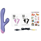 ROMP - PULSE RABBIT DUAL G-PUNKT VIBRATOR ELEKTRISCH BLAU