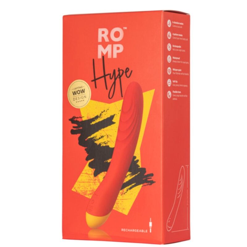 ROMP - HYPE Multifunktions-G-Punkt-Vibrator Rot