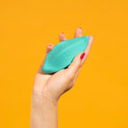 ROMP - WELLENVIBRATOR KLITORISSTIMULATOR, ERGONOMISCHE FORM, AQUAGRÜN