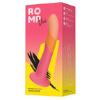 ROMP - DIZI Silikon-Dildo mit Saugnapf, dreifarbig, 18 cm