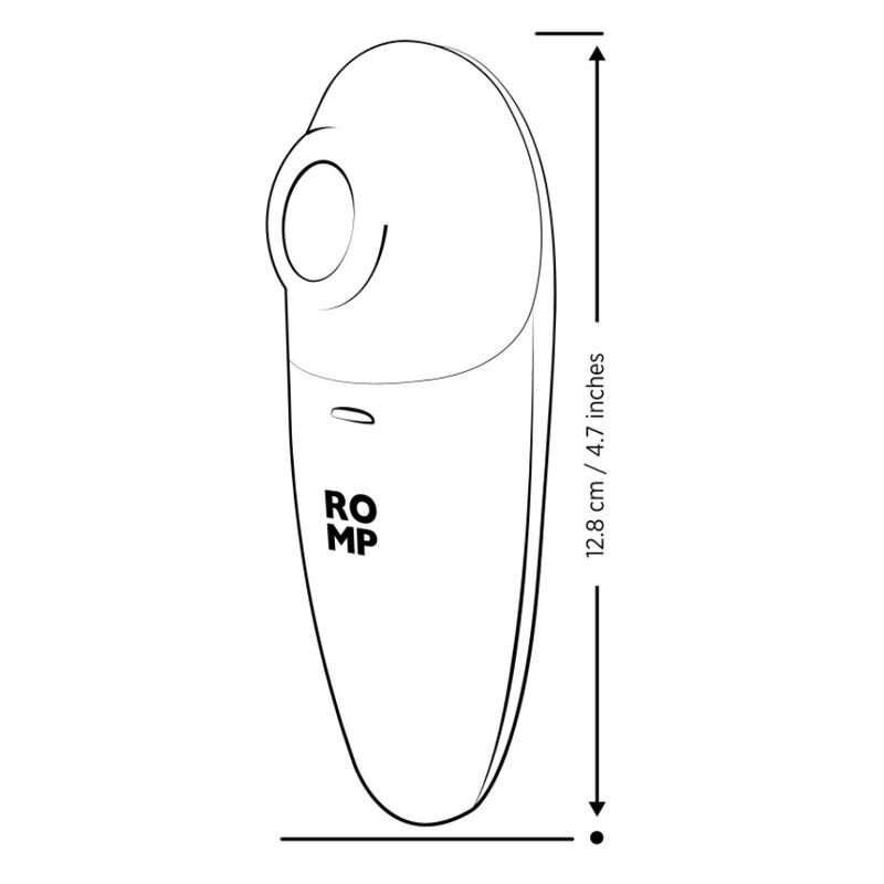 ROMP - SWITCH X KLITORISSTIMULATOR, 6 STUFEN, ORANGE