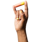 ROMP - RIOT MULTIFUNKTIONS-VIBRATIONSKUGEL ORANGE + GELB