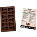 Diablo Picante Silikon-Schokoladenform mit 12 Penisformen – Rot