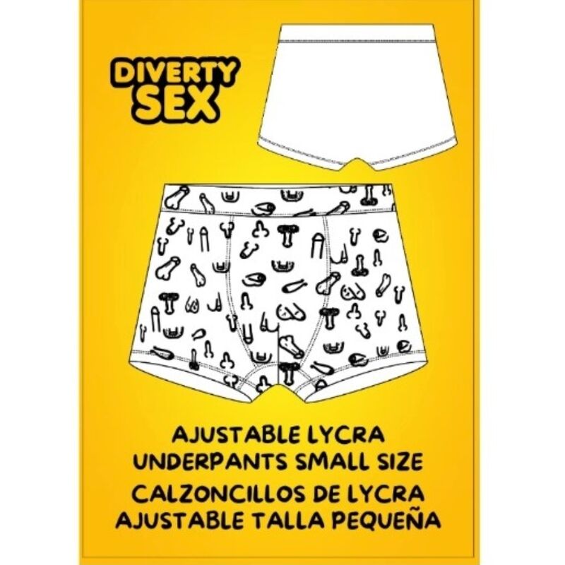 Diablo Picante Lycra-Boxershorts Penismotiv S – Produktansicht 1