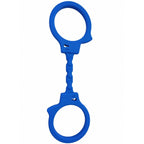 Diablo Picante Silikon-Handschellen Blau – Produktansicht 1
