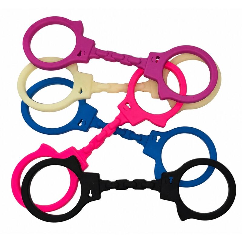Diablo Picante Silikon-Handschellen Pink – Produktansicht 2