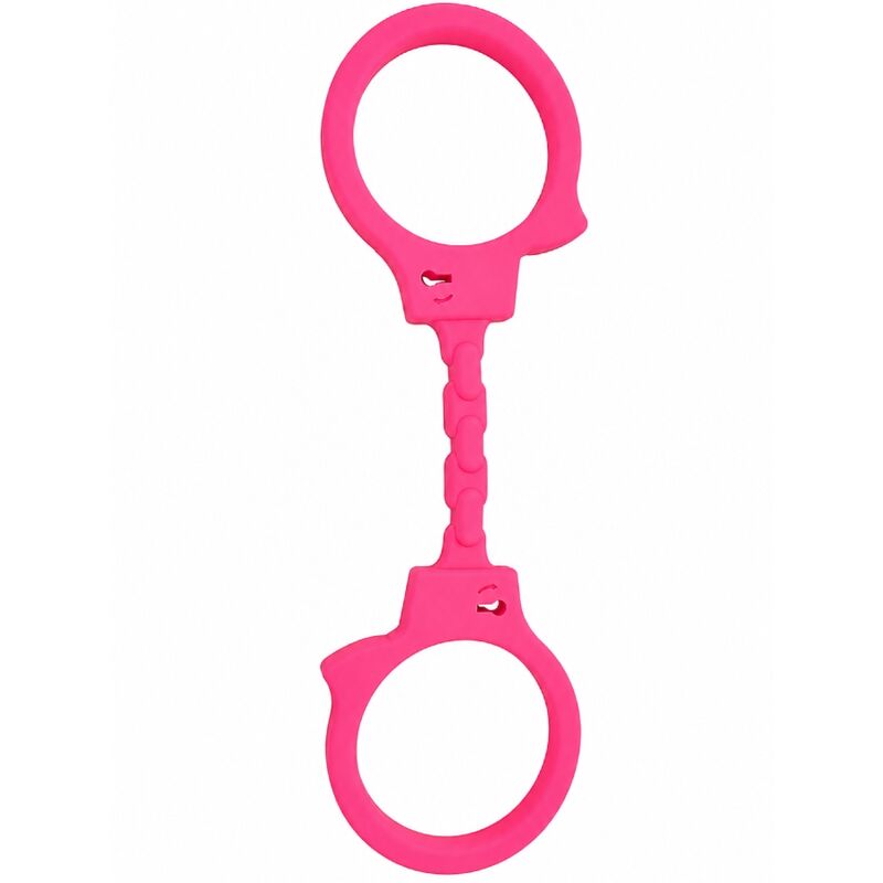 Diablo Picante Silikon-Handschellen Pink – Produktansicht 1
