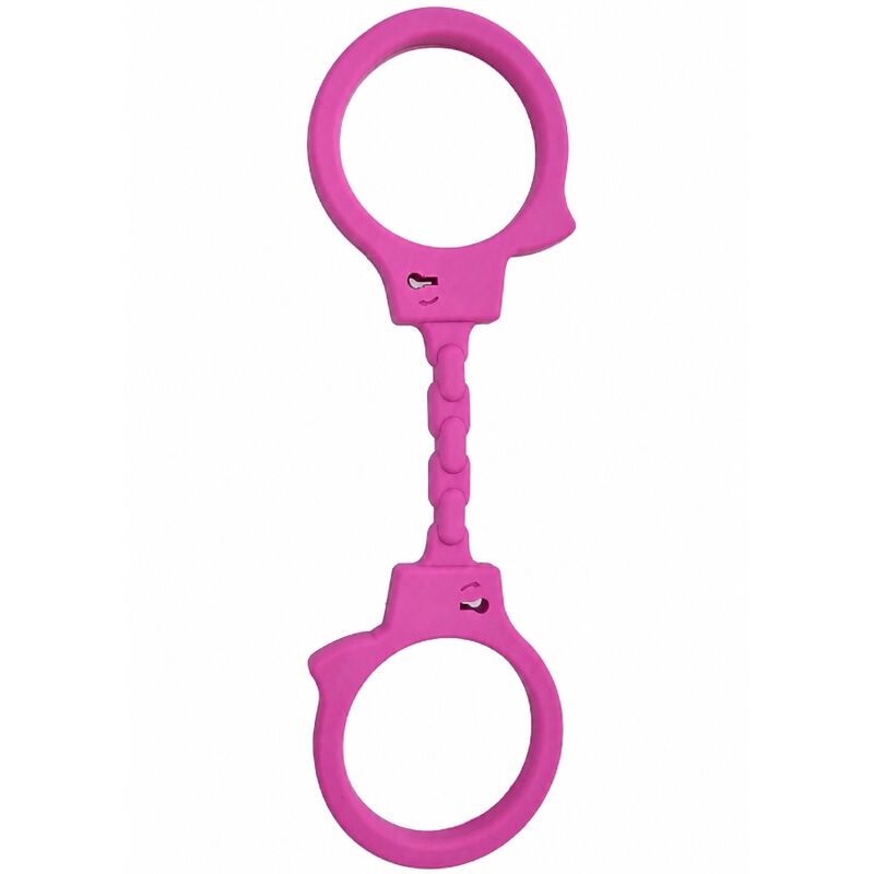 Diablo Picante Silikon-Handschellen Fuchsia – Produktansicht 1