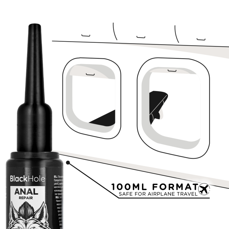 BLACK HOLE - ANALGLÄTTUNGSMITTEL-APPLIKATOR, GRÖSSE L, 100 ML