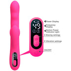 PRETTY LOVE - WINTERS MULTIFUNKTIONS-HASENVIBRATOR MIT LED-ANZEIGE, PINK