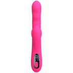 PRETTY LOVE - WINTERS MULTIFUNKTIONS-HASENVIBRATOR MIT LED-ANZEIGE, PINK
