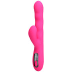 PRETTY LOVE - WINTERS MULTIFUNKTIONS-HASENVIBRATOR MIT LED-ANZEIGE, PINK