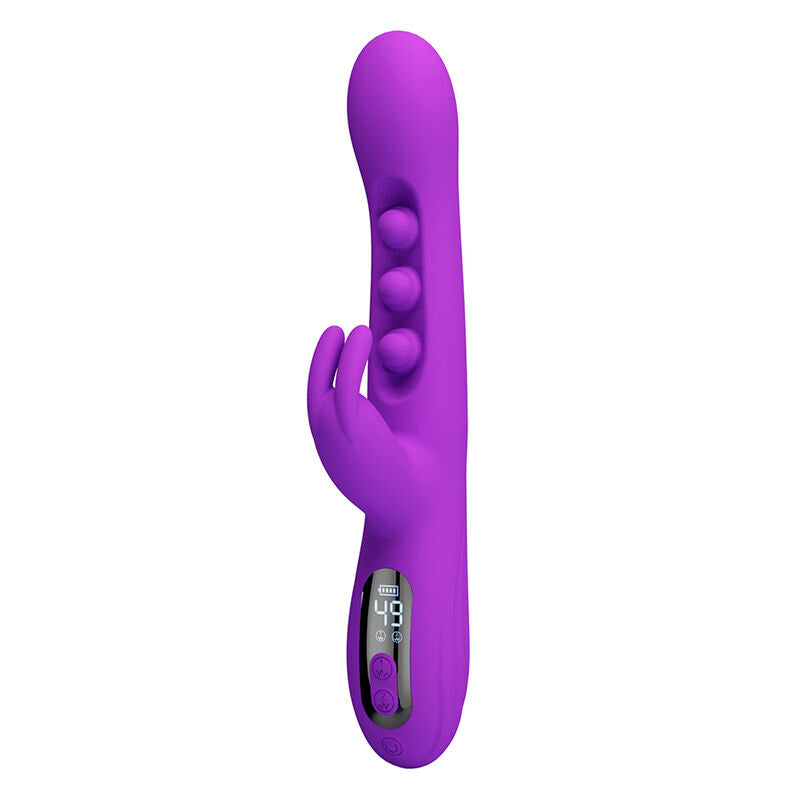 PRETTY LOVE - SABIEN RABBIT VIBRATOR MIT KLOPFSTIMULATION UND LILA LED
