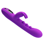 PRETTY LOVE - SABIEN RABBIT VIBRATOR MIT KLOPFSTIMULATION UND LILA LED