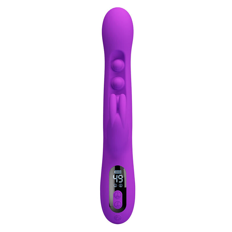 PRETTY LOVE - SABIEN RABBIT VIBRATOR MIT KLOPFSTIMULATION UND LILA LED