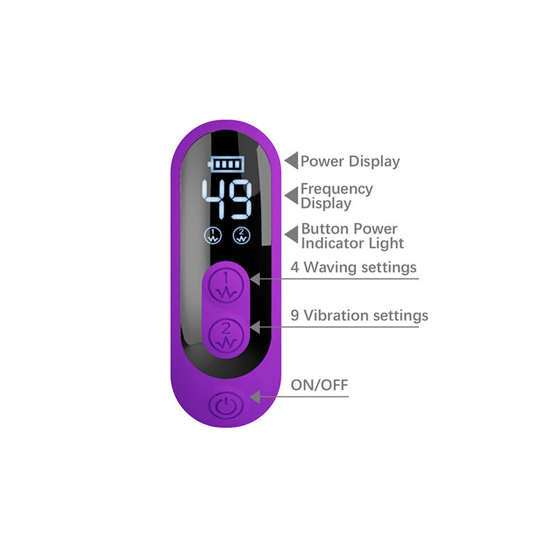 PRETTY LOVE - SABIEN RABBIT VIBRATOR MIT KLOPFSTIMULATION UND LILA LED