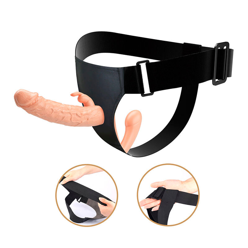 BAILE - CHARLOTTE HOLLOW DOPPELPENETRATION STRAP-ON FLEISCH