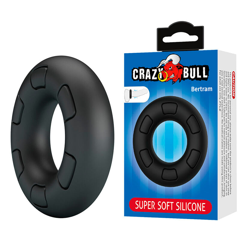 CRAZY BULL - BERTRAM SUPERSOFT SILIKON-PENNISRING SCHWARZ