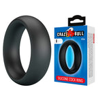 CRAZY BULL - ELIO SILIKON-PENISRING, SCHWARZ