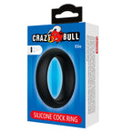 CRAZY BULL - ELIO SILIKON-PENISRING, SCHWARZ