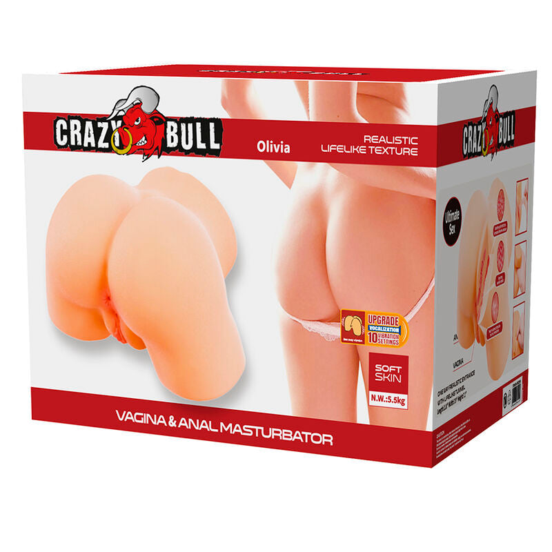 Crazy Bull Olivia Dual-Masturbator – Natur