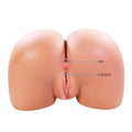 CRAZY BULL - JULIA XXL DOPPELTER VAGINAL- UND ANALVIBRATIONSMASTURBATOR FLESH