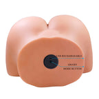 CRAZY BULL - JULIA XXL DOPPELTER VAGINAL- UND ANALVIBRATIONSMASTURBATOR FLESH