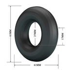 CRAZY BULL - URBAN SUPERSOFT SILIKON-PENNISRING SCHWARZ