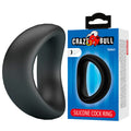 CRAZY BULL - VALEN ERGONOMISCHER SILIKON-PENISRING SCHWARZ