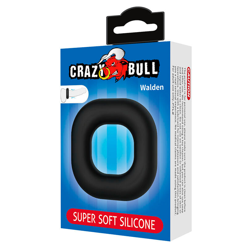 CRAZY BULL - WALDEN SUPERSOFT SILIKON-PENNISRING SCHWARZ
