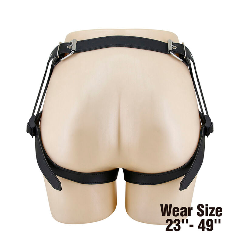 Pretty Love Yeti Strap-on-Set – Schwarz/Natur