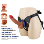 Pretty Love Yeti Strap-on-Set – Schwarz/Natur