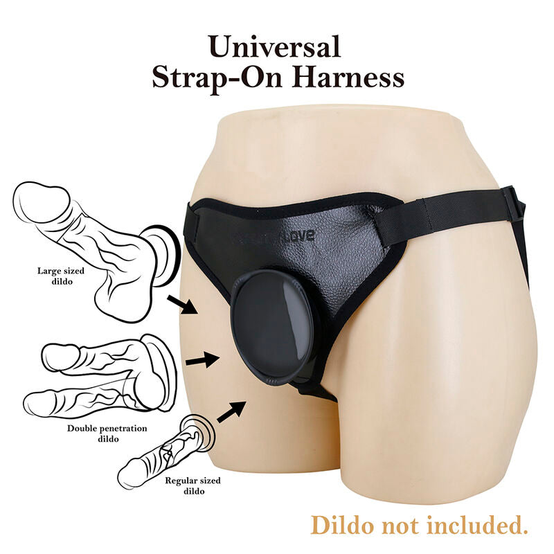 Pretty Love Universal Strap-on-Harness – Schwarz