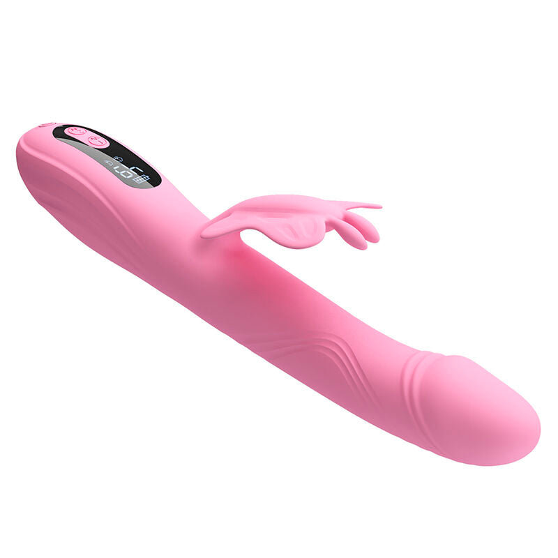 Pretty Love Bella Rabbit-Vibrator mit LED – Pink
