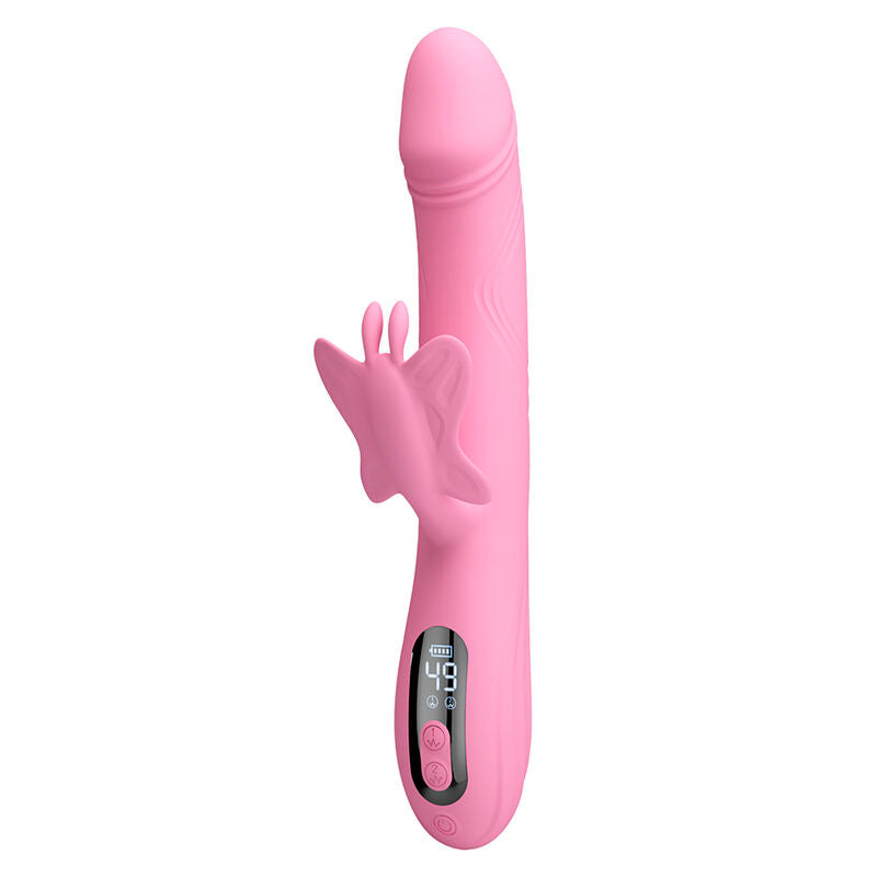 Pretty Love Bella Rabbit-Vibrator mit LED – Pink