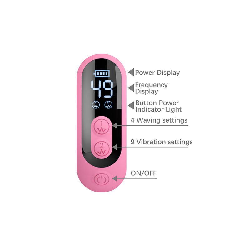 Pretty Love Bella Rabbit-Vibrator mit LED – Pink