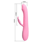 Pretty Love Bella Rabbit-Vibrator mit LED – Pink