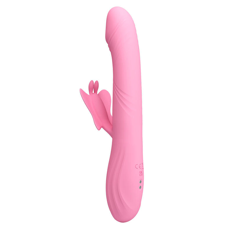 Pretty Love Bella Rabbit-Vibrator mit LED – Pink