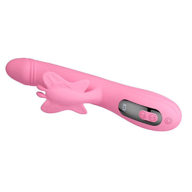 Pretty Love Bella Rabbit-Vibrator mit LED – Pink