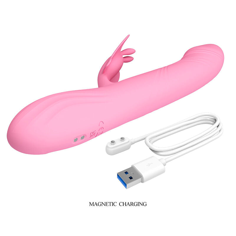 Pretty Love Bella Rabbit-Vibrator mit LED – Pink