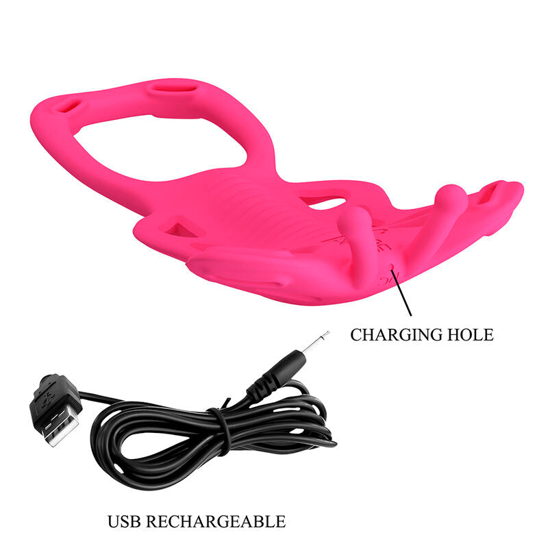 Pretty Love Butterfly App-Panty-Massager – Pink