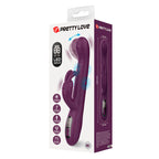 PRETTY LOVE - DEE MULTIFUNKTIONS-HASENVIBRATOR MIT OSZILLIERENDER UND PERKUSSIVER FUNKTION, LILA