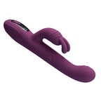 PRETTY LOVE - DEE MULTIFUNKTIONS-HASENVIBRATOR MIT OSZILLIERENDER UND PERKUSSIVER FUNKTION, LILA