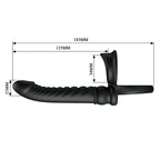 PRETTY LOVE - MERRITT ANALVIBRATOR MIT RING UND VIBRATIONSFUNKTION, SCHWARZ