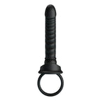 PRETTY LOVE - MERRITT ANALVIBRATOR MIT RING UND VIBRATIONSFUNKTION, SCHWARZ