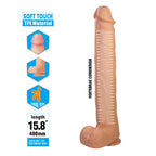 Pretty Love Pat Dildo 40 cm – Natur