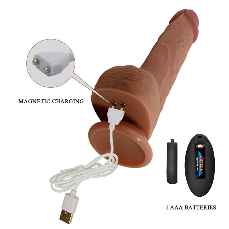 Pretty Love Tommy Stoßvibrator – Dunkelbraun