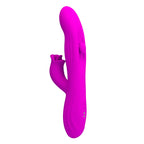 PRETTY LOVE - YALANDA HASE OSZILLIERENDER VIBRATOR MIT LED-ANZEIGE, LILA
