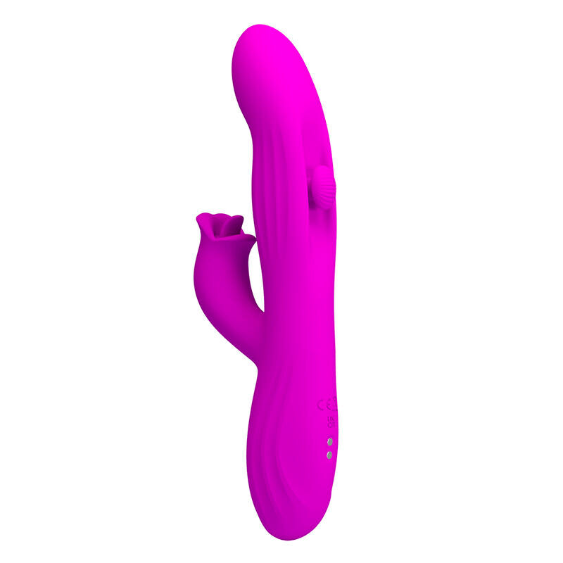 PRETTY LOVE - YALANDA HASE OSZILLIERENDER VIBRATOR MIT LED-ANZEIGE, LILA